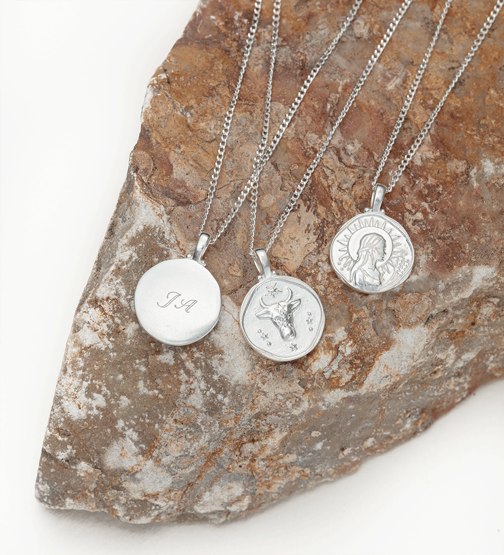 TAURUS ZODIAC NECKLACE (STERLING SILVER) - IMAGE 3