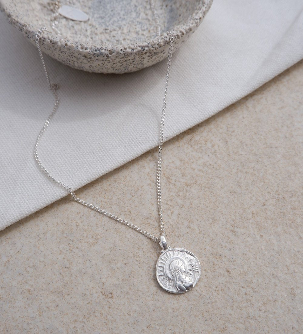 VIRGO ZODIAC NECKLACE (STERLING SILVER) - IMAGE 5