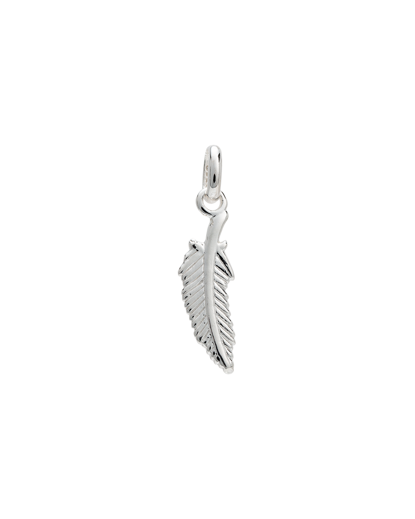 FEATHER CHARM STERLING SILVER
