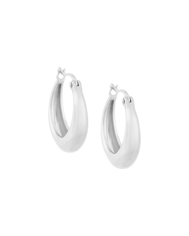 GLOW HOOPS (STERLING SILVER) - IMAGE 1