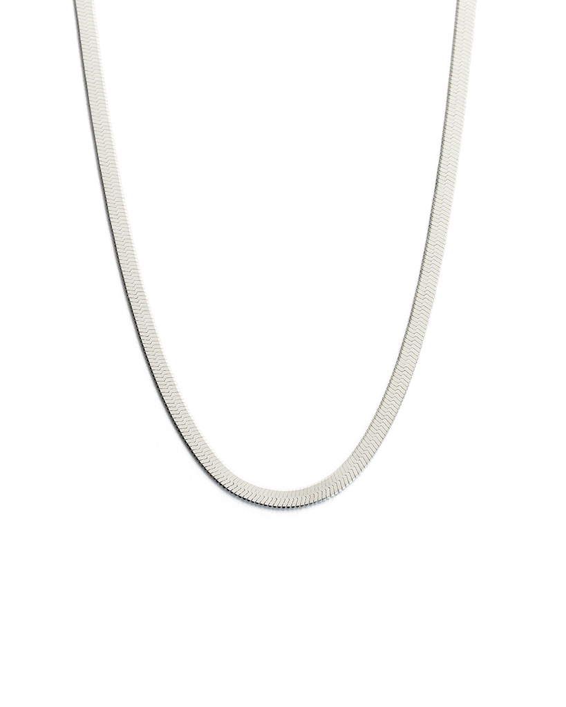 Herringbone 2025 silver chain