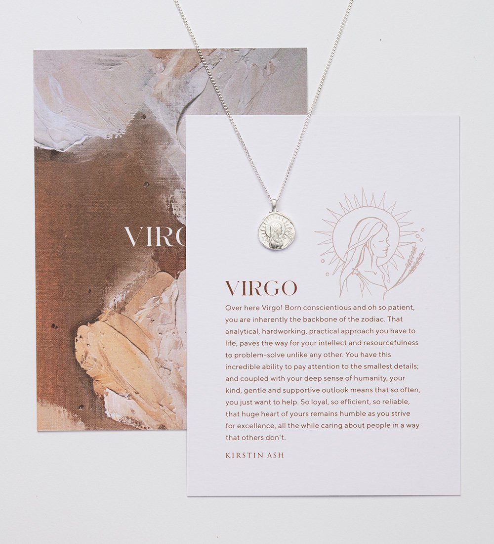 VIRGO ZODIAC NECKLACE (STERLING SILVER) - IMAGE 6