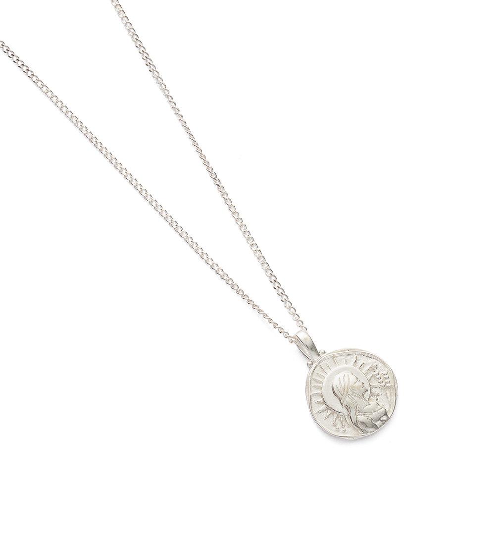 VIRGO ZODIAC NECKLACE (STERLING SILVER) - IMAGE 4