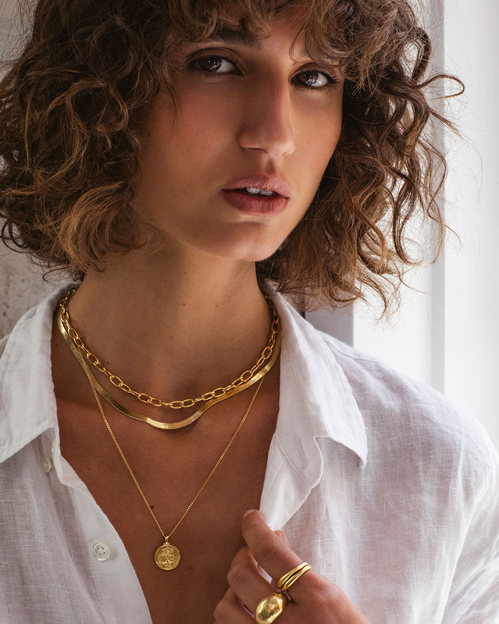 ZODIAC NECKLACE (18K GOLD VERMEIL) IMAGE 2