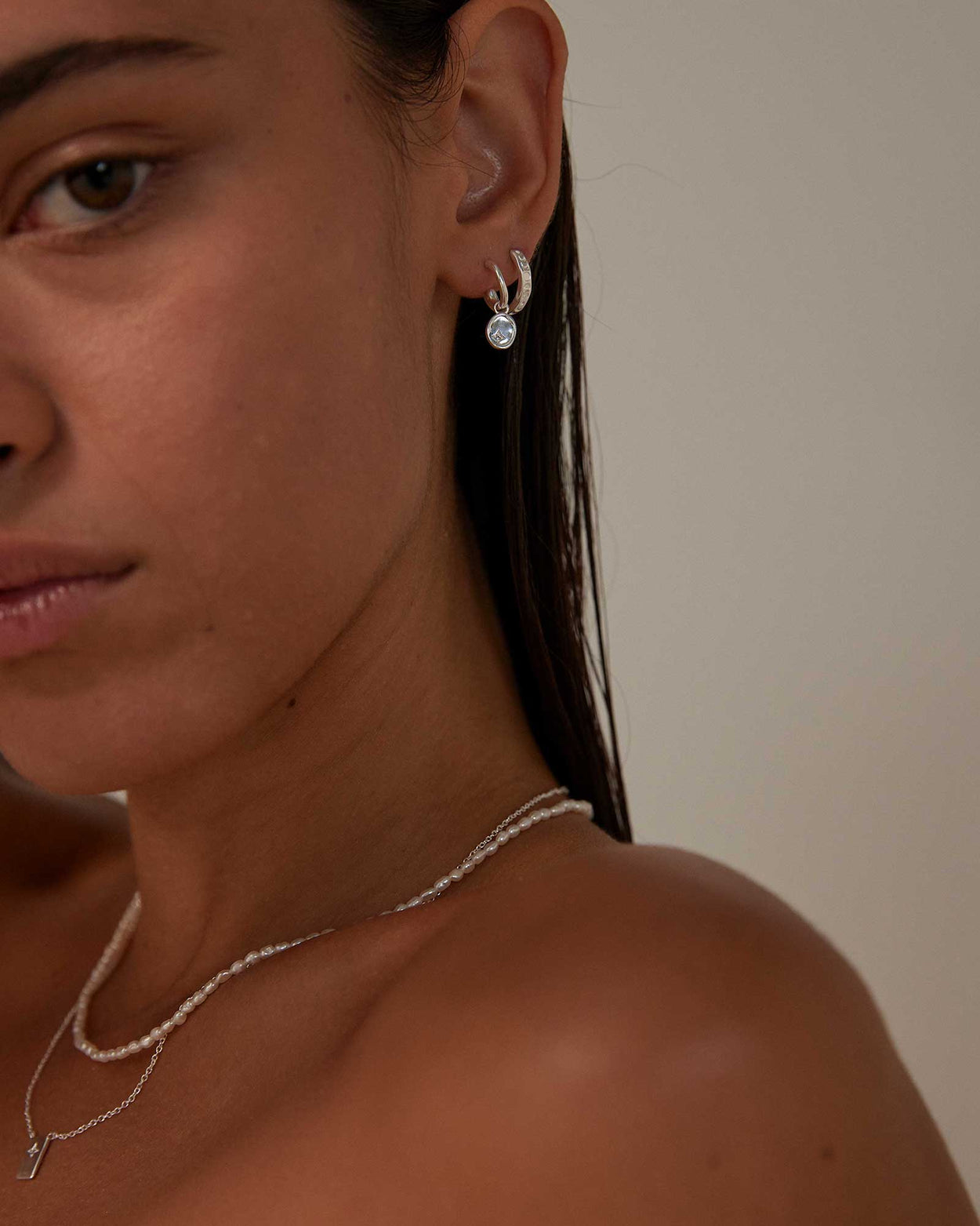 ECLIPSE HOOPS (STERLING SILVER) IMAGE 6