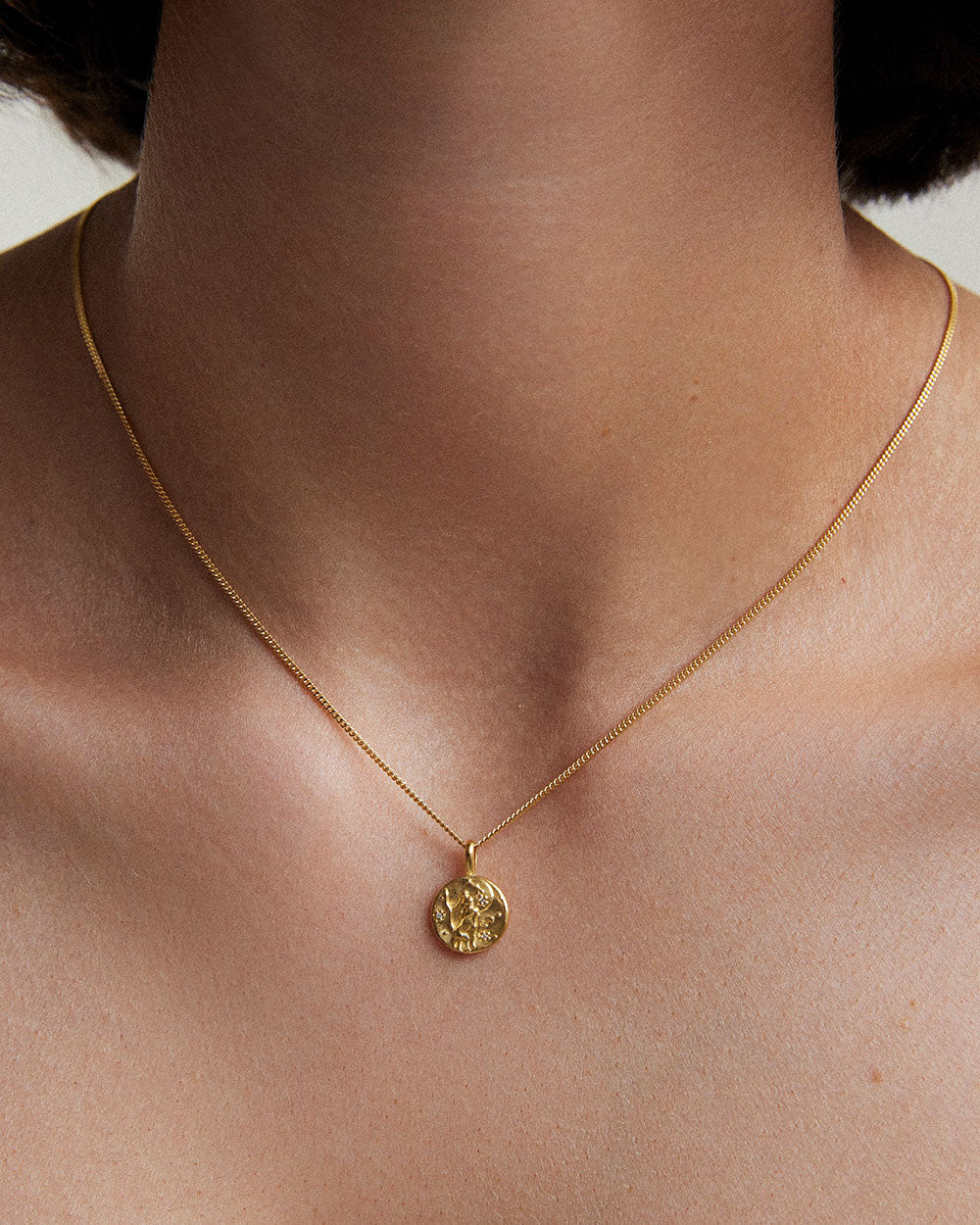 SAGITTARIUS PETITE ZODIAC (18K GOLD VERMEIL)