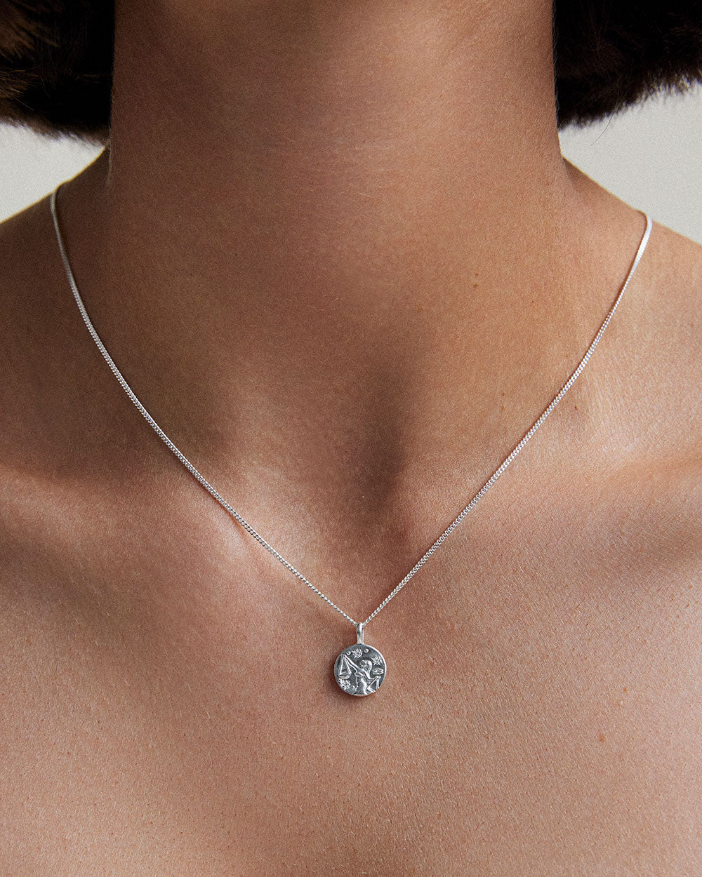 PETITE ZODIAC NECKLACE (STERLING SILVER)