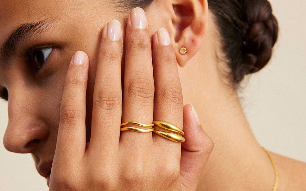 ONDA RING (18K GOLD VERMEIL)