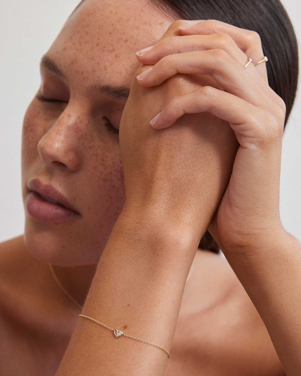 L'AMOUR HEART BRACELET (9K GOLD) IMAGE 2