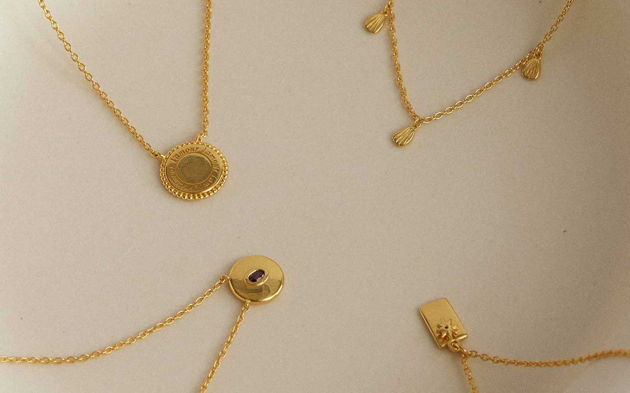 L'AMOUR NECKLACE (18K GOLD VERMEIL)