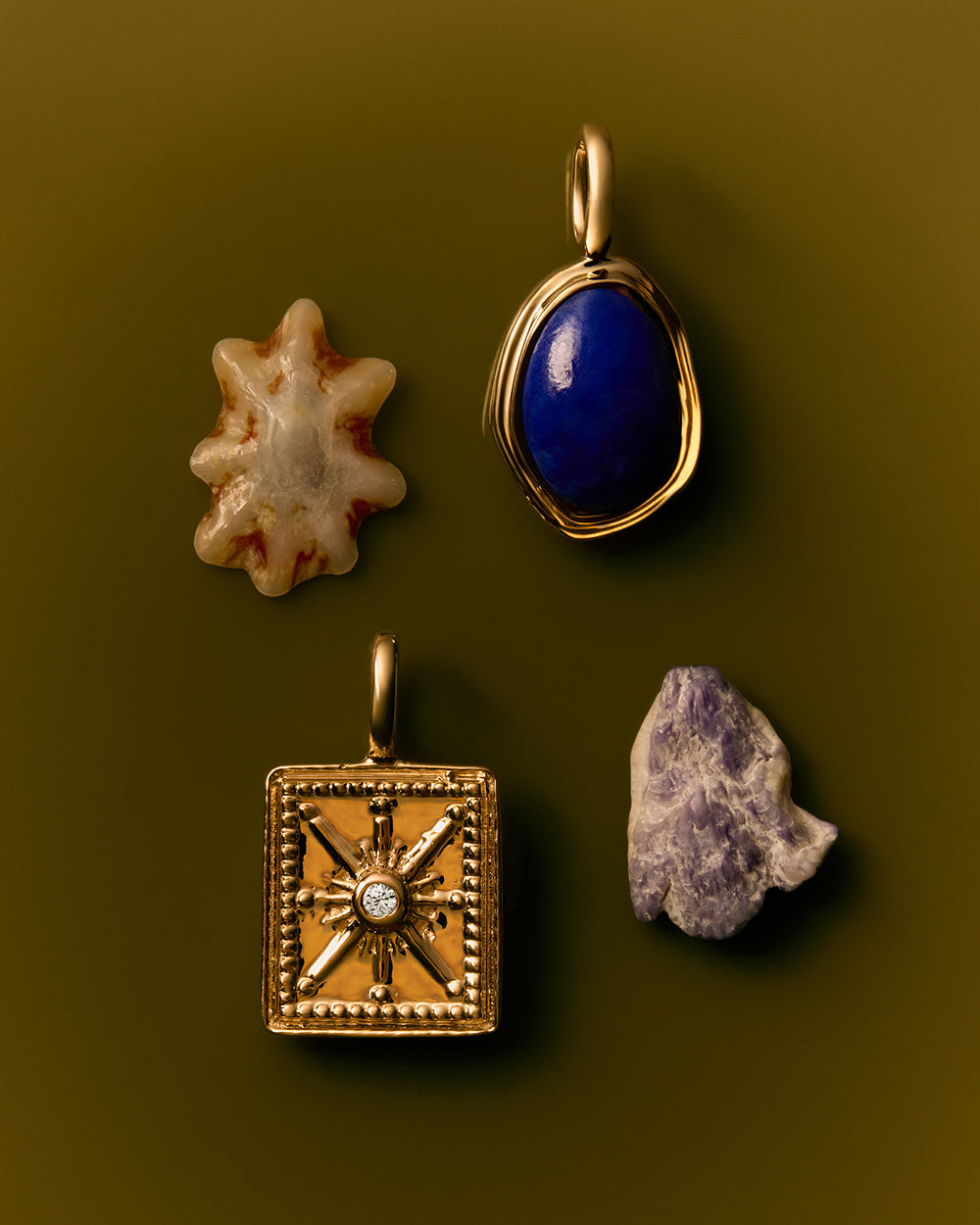 TRUE NORTH CHARM (9K GOLD)