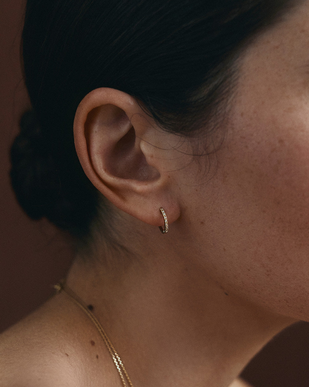 DIAMOND ETERNITY SLEEPERS (14K GOLD) IMAGE 2