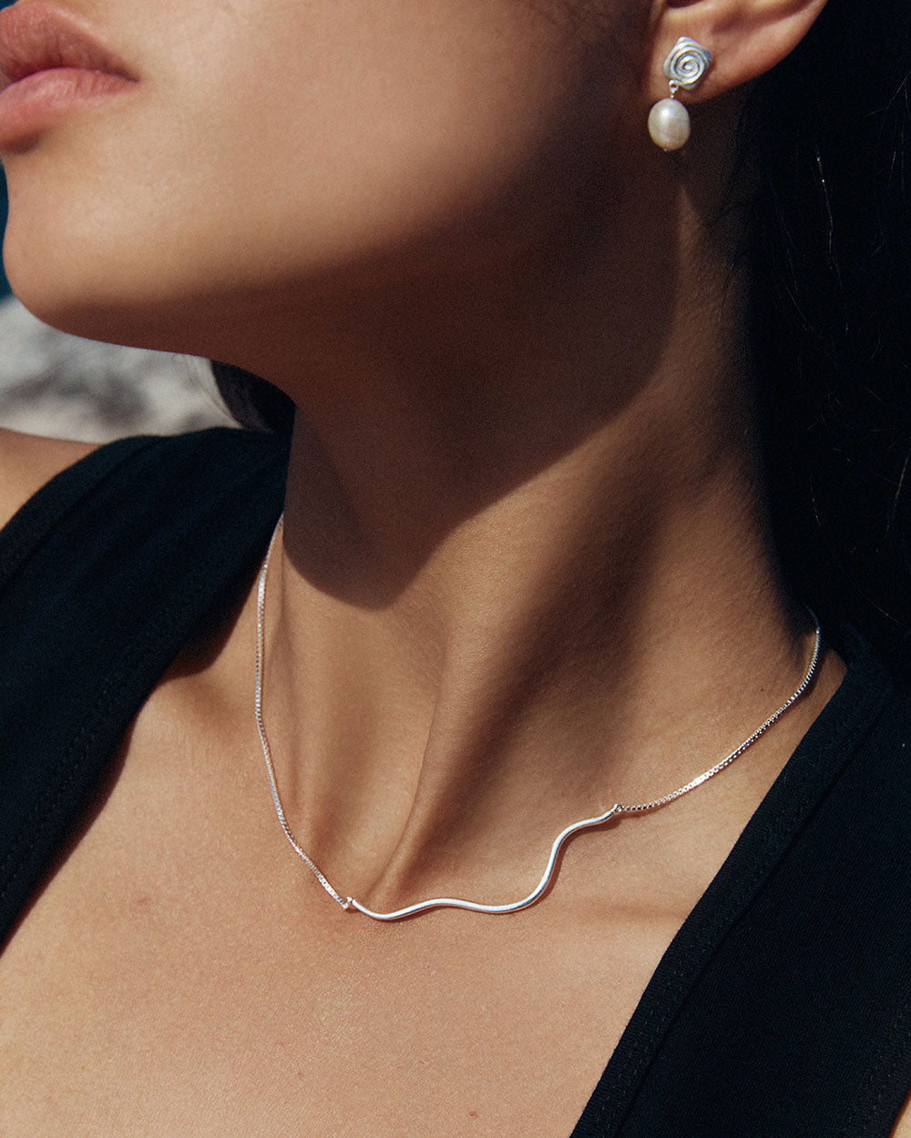 FLOAT NECKLACE (STERLING SILVER)