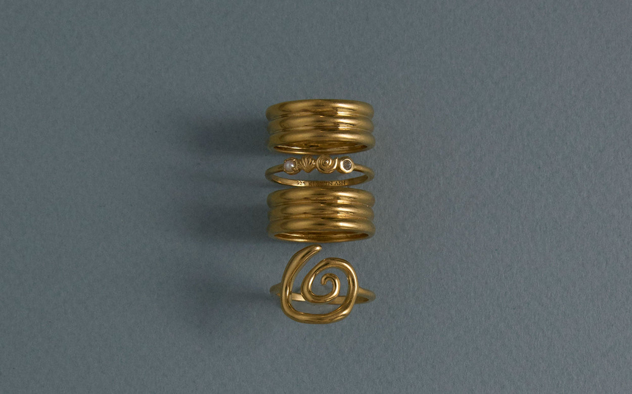 SHORESIDE RING (18K GOLD VERMEIL)