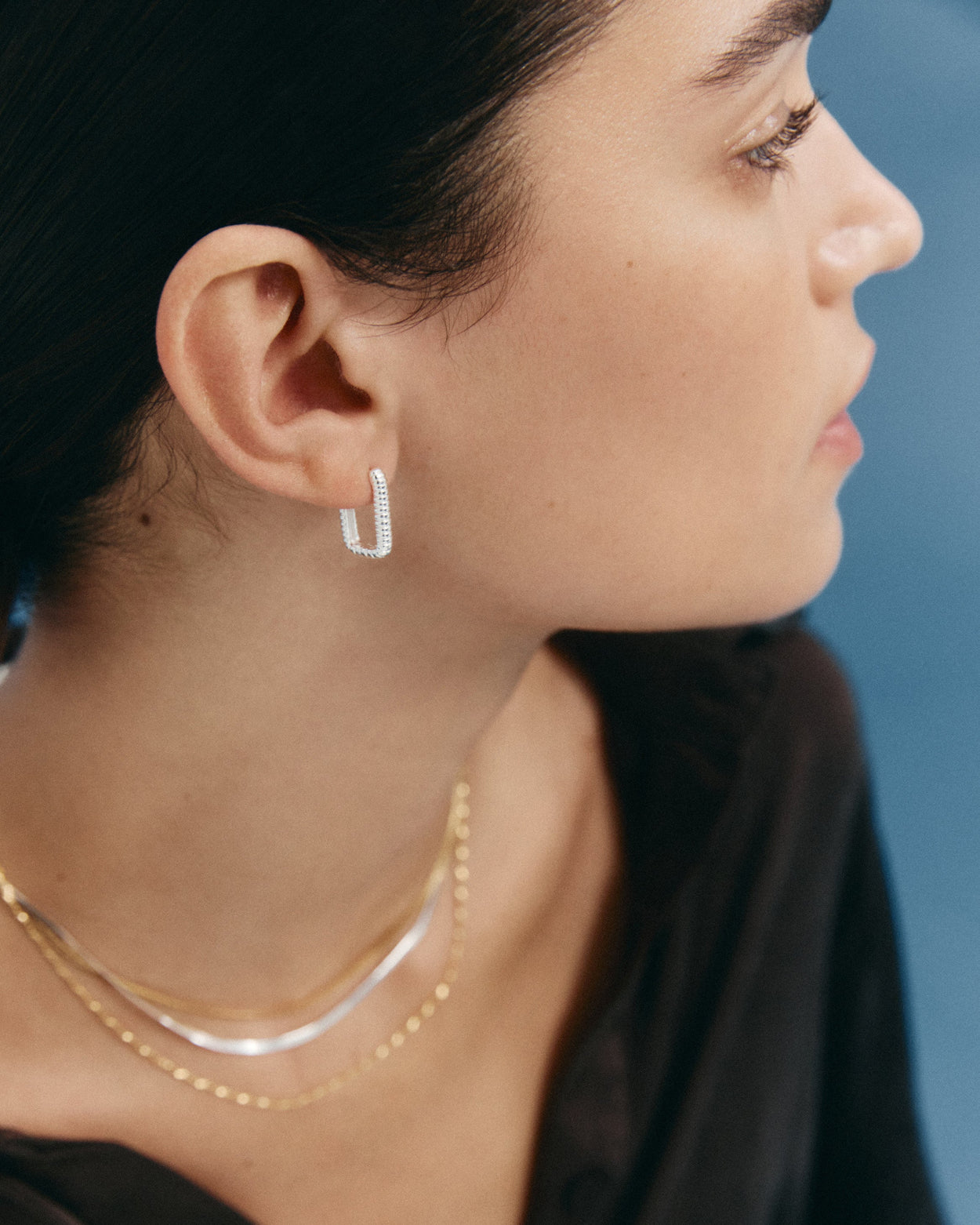 ELEMENTAL HOOPS (STERLING SILVER)