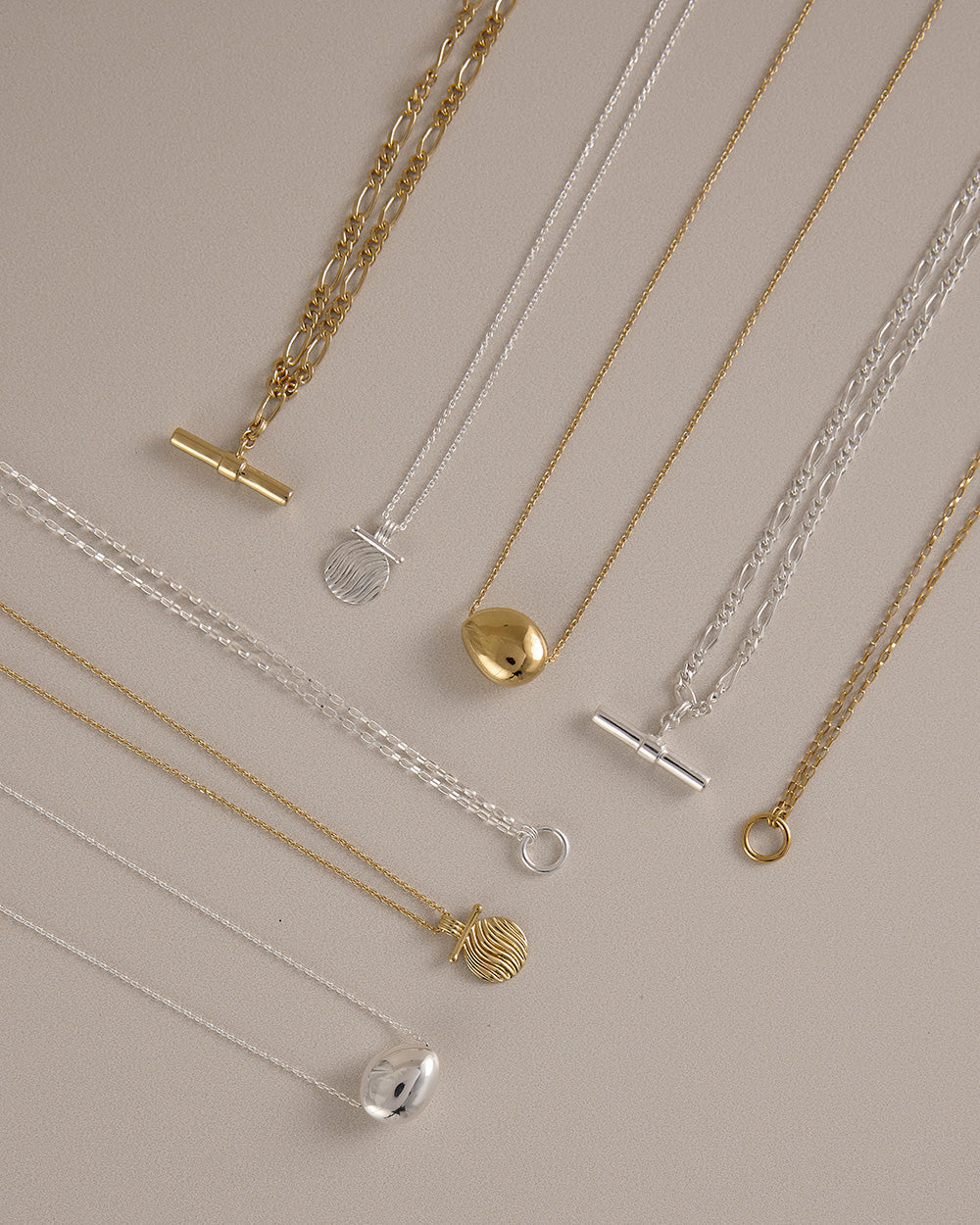 RISE COIN NECKLACE (STERLING SILVER)
