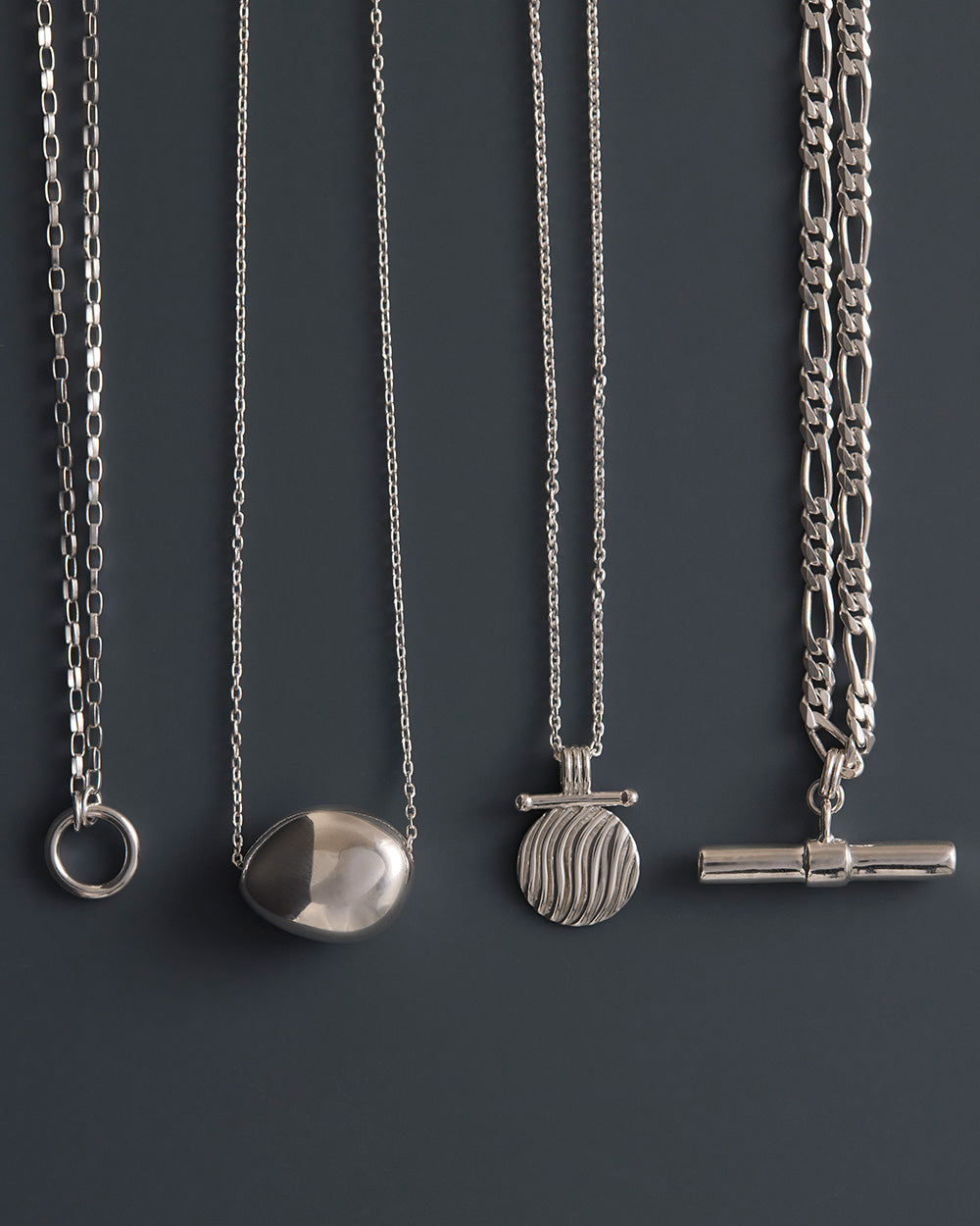 RISE COIN NECKLACE (STERLING SILVER)