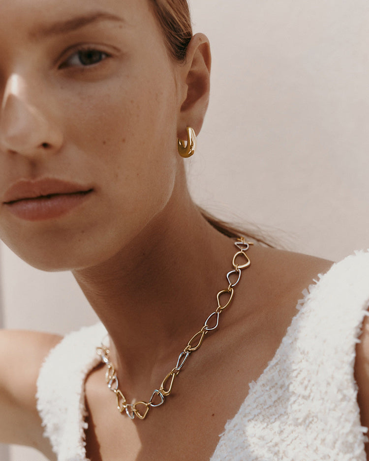 WITHIN MOTION HOOPS (18K GOLD PLATED)