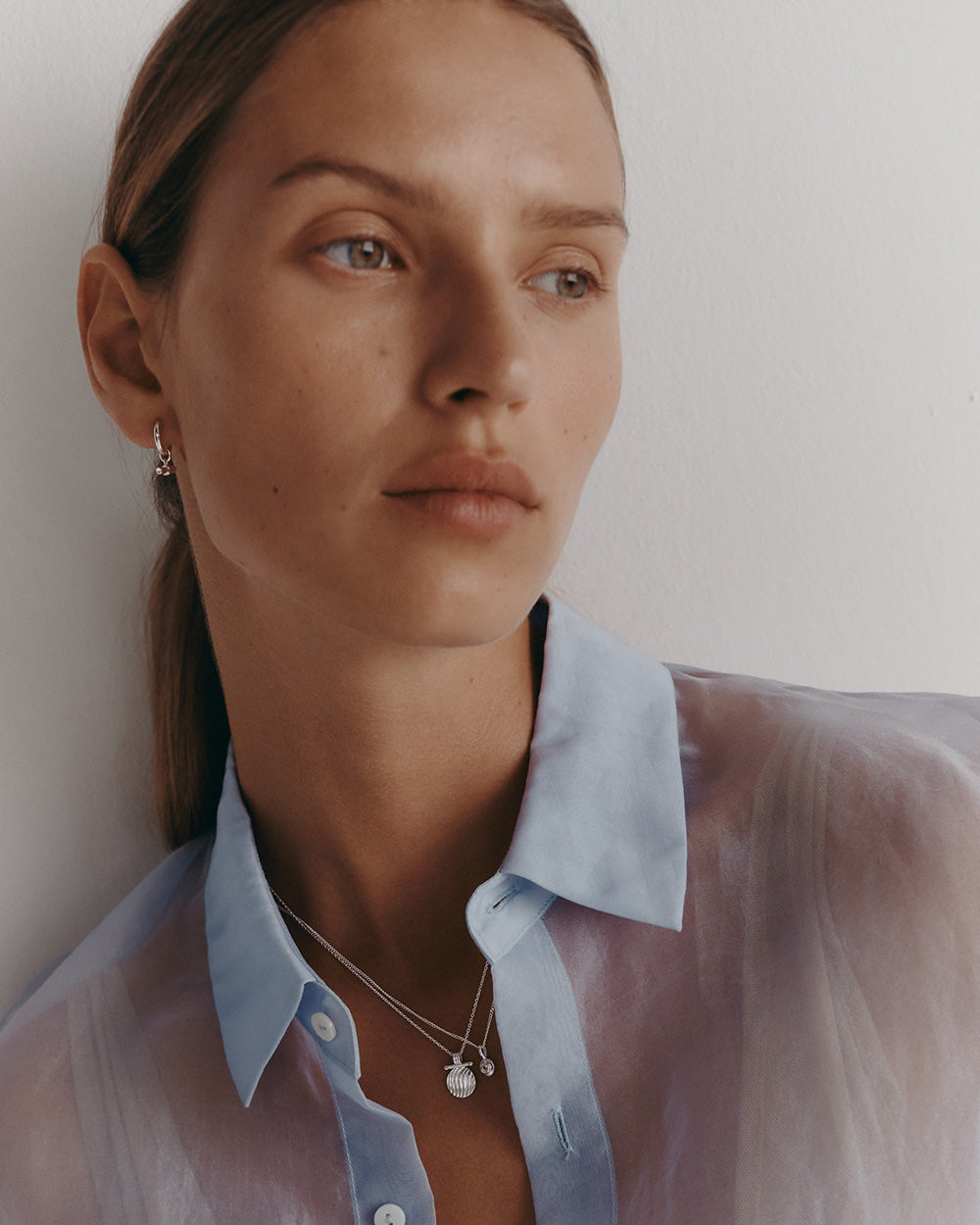 RISE COIN NECKLACE (STERLING SILVER)