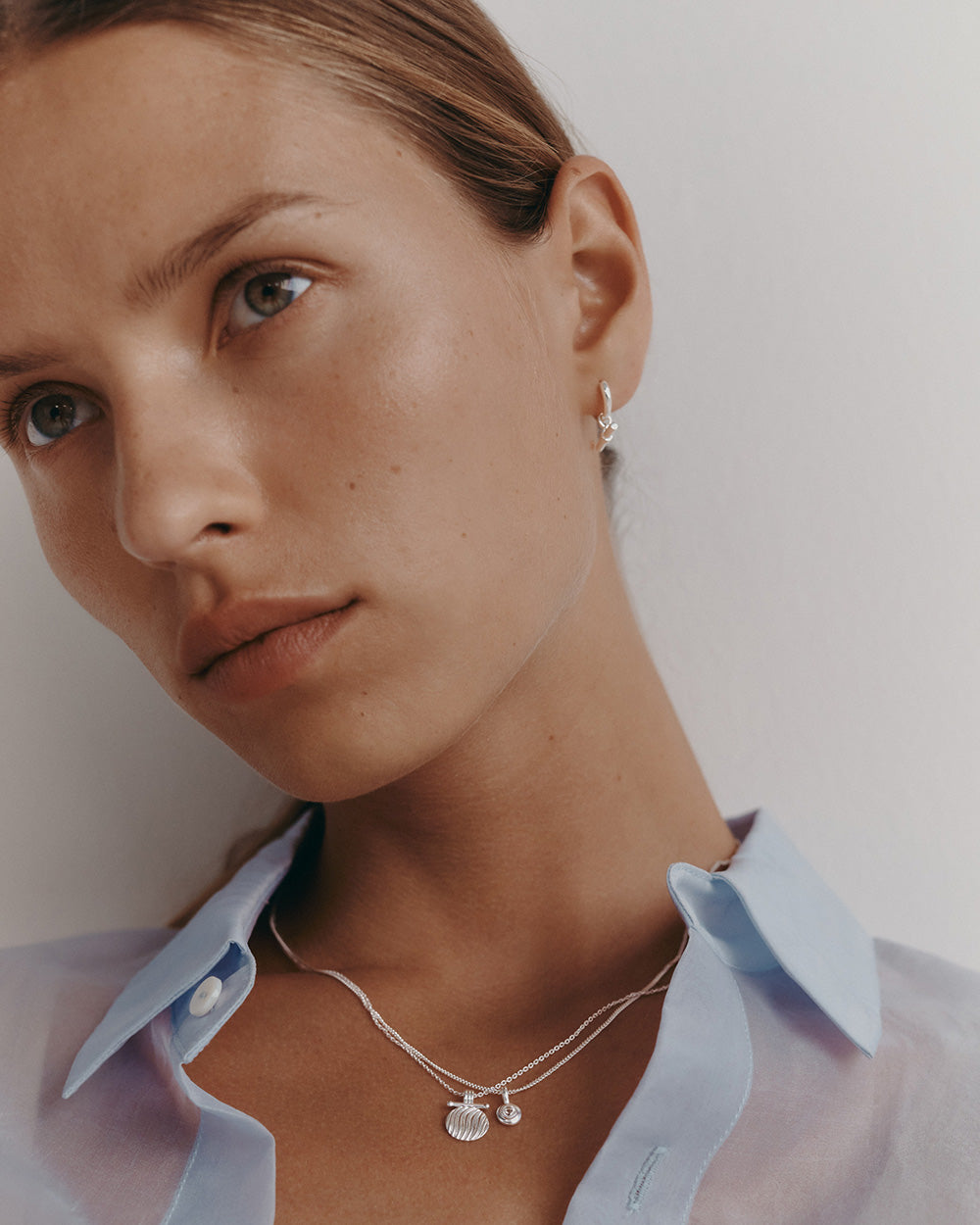 RISE COIN NECKLACE (STERLING SILVER)