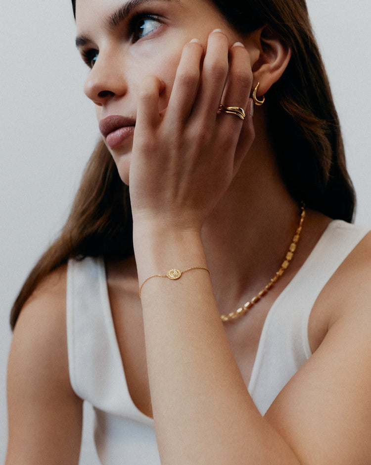 TEMPO STACKING RING SET (18K GOLD PLATED) IMAGE 2