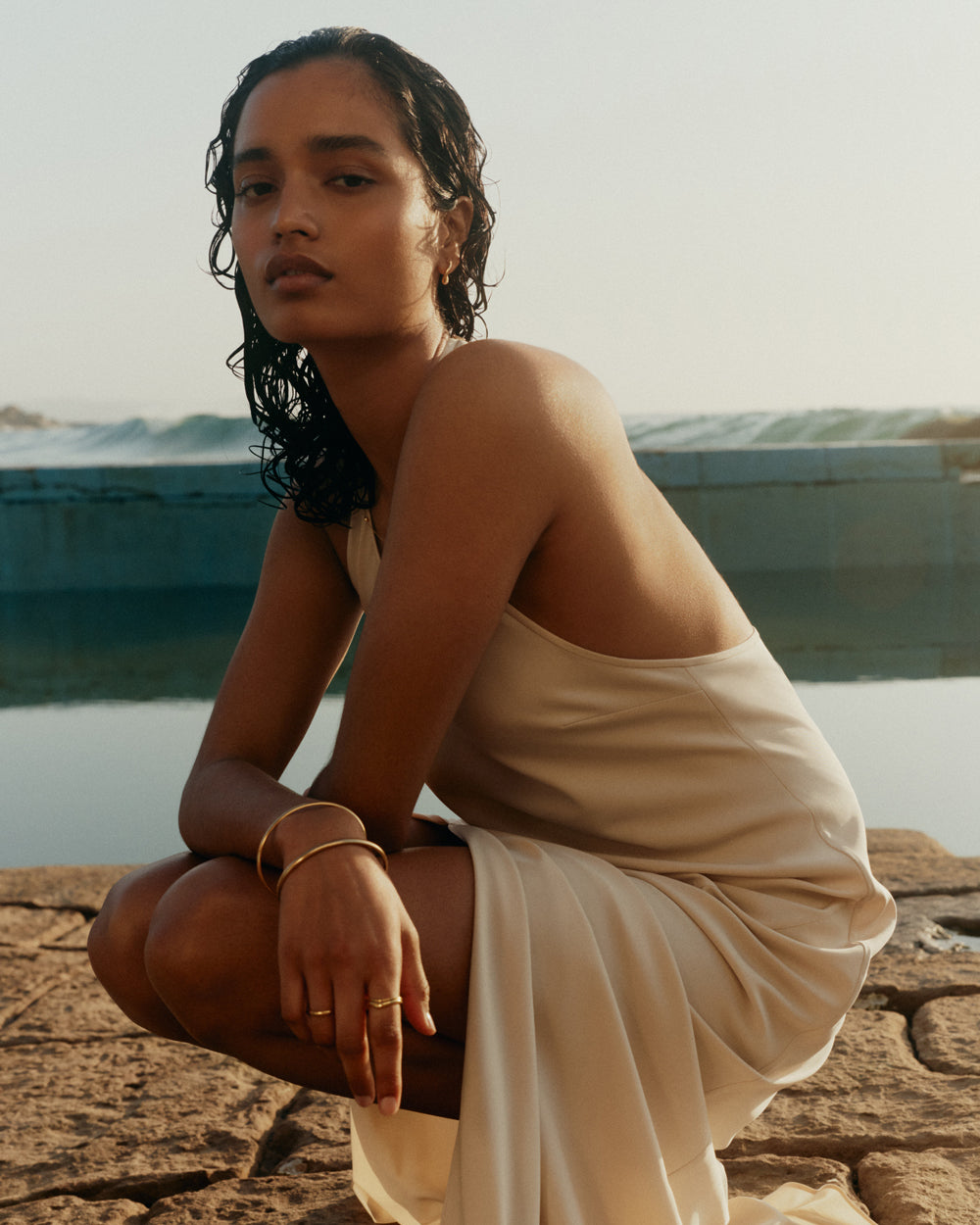 TEMPO STACKING RING SET (18K GOLD PLATED)