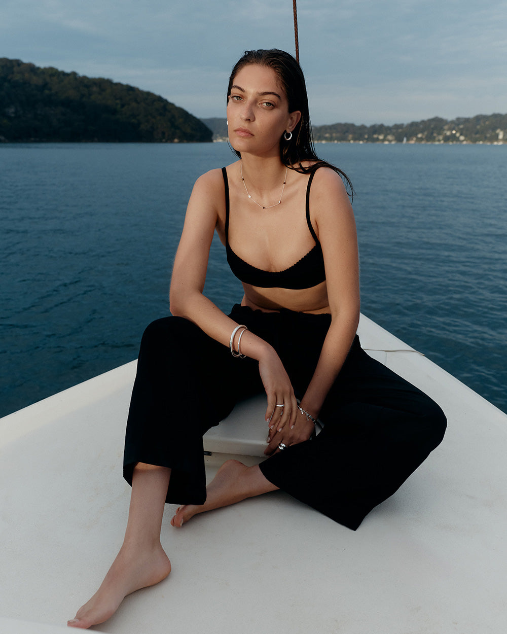 TEMPO TIGERS EYE NECKLACE (STERLING SILVER)