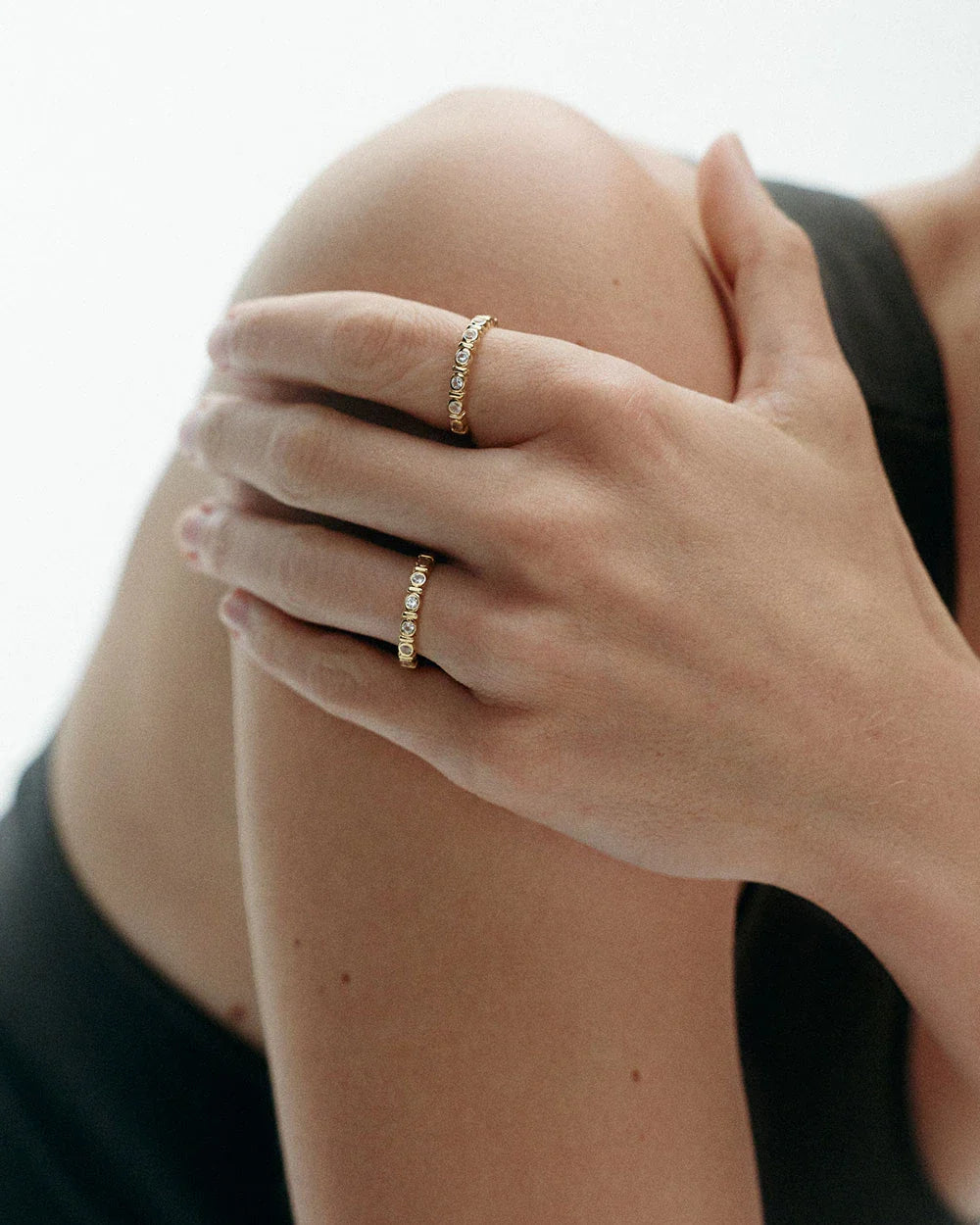 VALE TENNIS RING (18K GOLD PLATED)