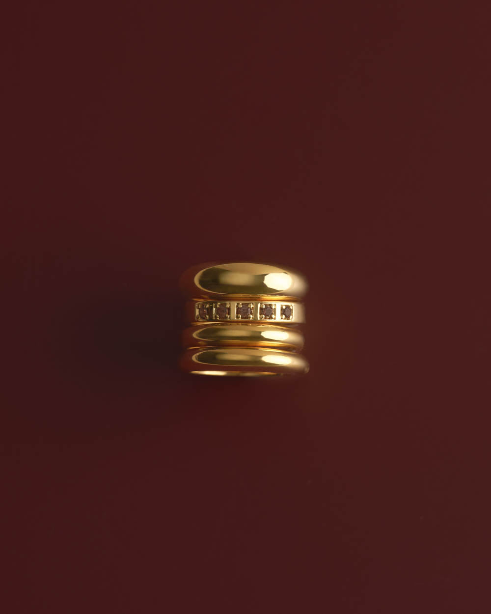 RITUAL DOME RING (18K GOLD PLATED)