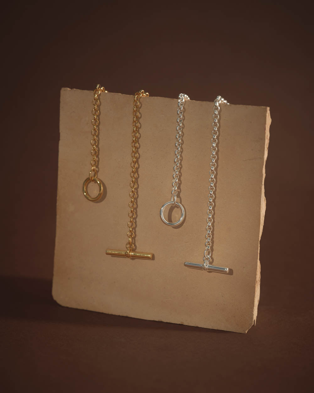 EVOLVE T-BAR NECKLACE (STERLING SILVER)