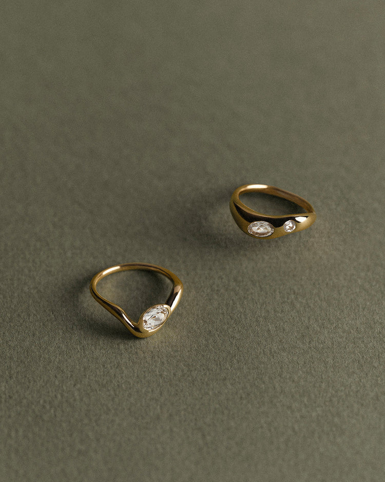 UNFOLD RING (18K GOLD VERMEIL)