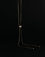 VESSEL LARIAT NECKLACE (18K GOLD PLATED)