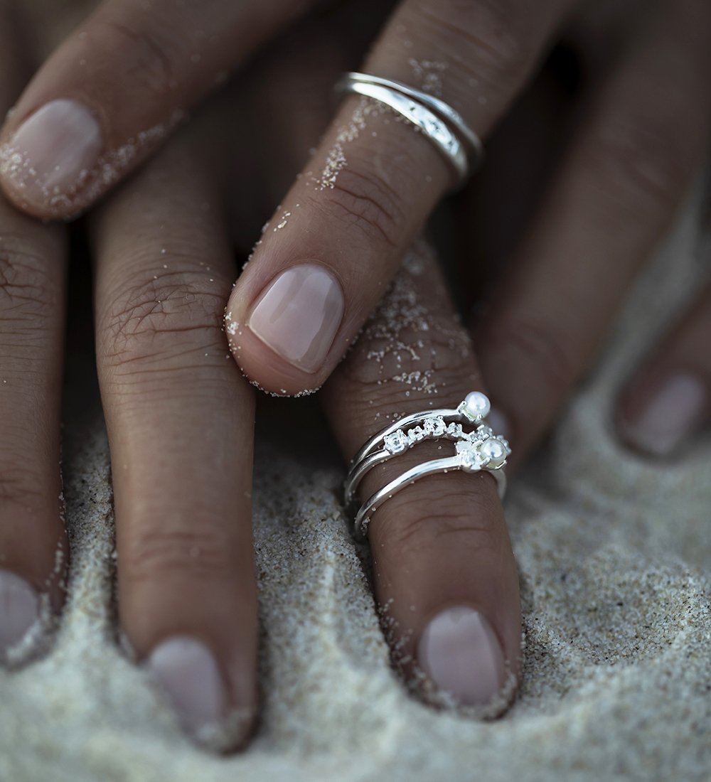 SHIMMER TOPAZ RING (STERLING SILVER) - IMAGE 4