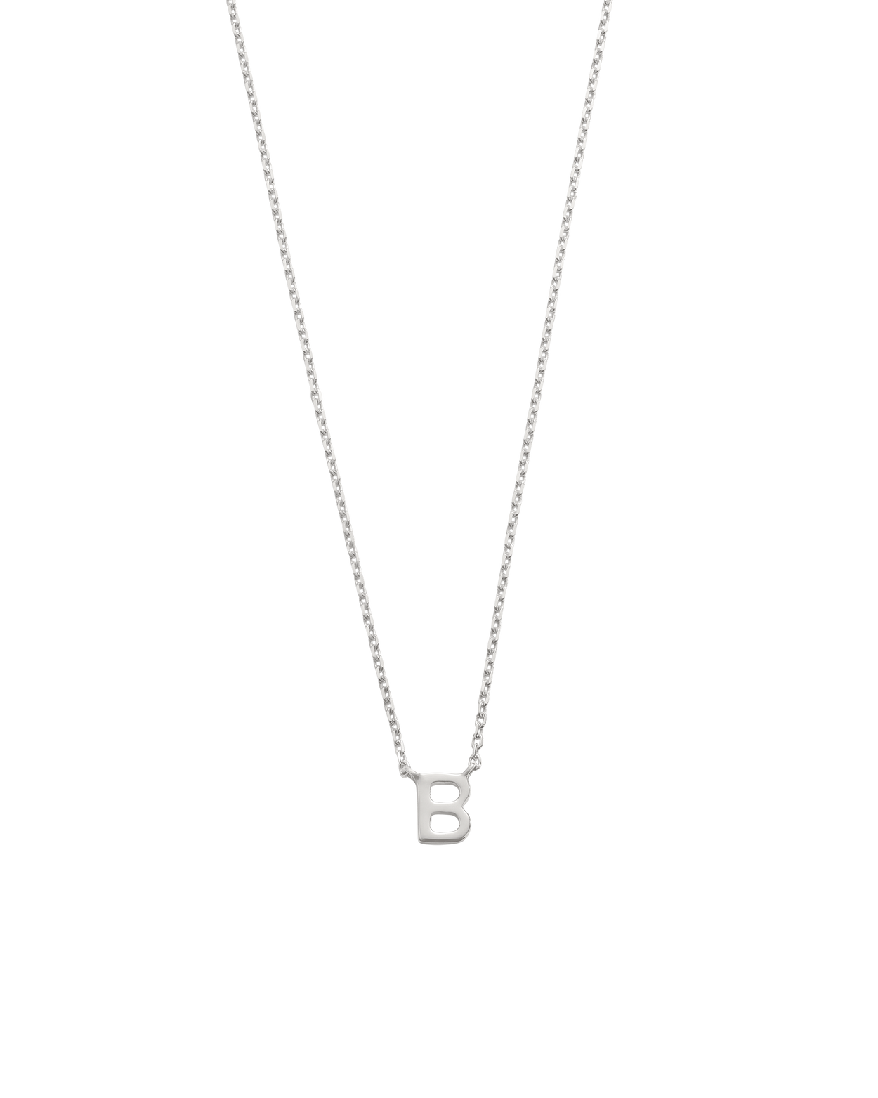 PETITE INITIAL NECKLACE (STERLING SILVER)