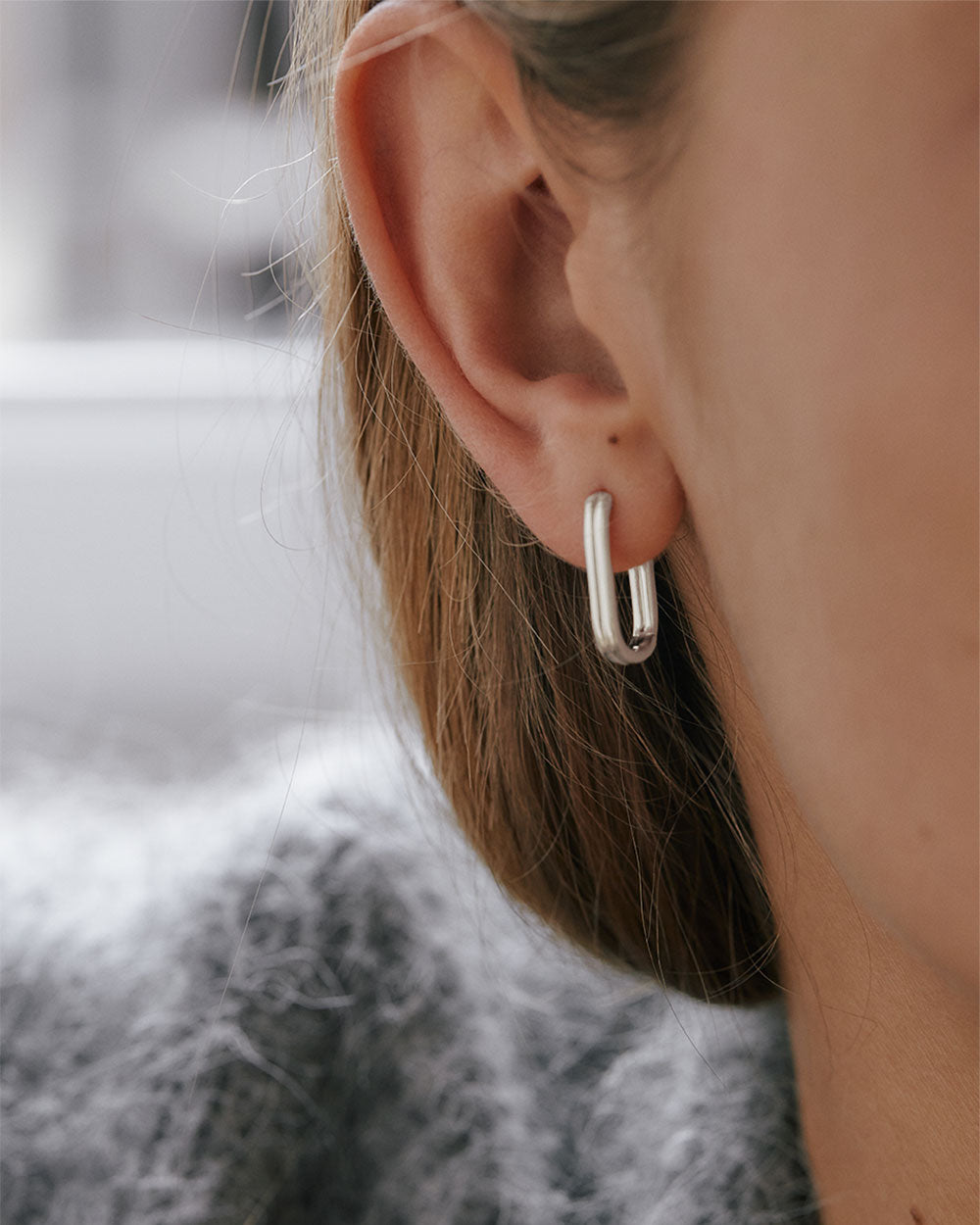 ROAM HOOPS MEDIUM (STERLING SILVER)