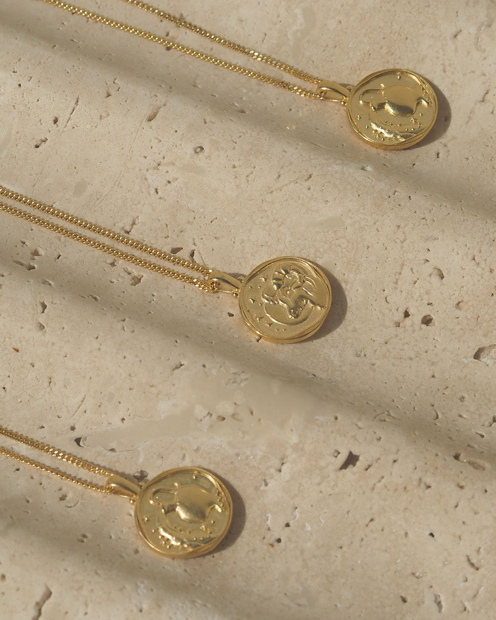 ZODIAC NECKLACE (18K GOLD VERMEIL) IMAGE 4