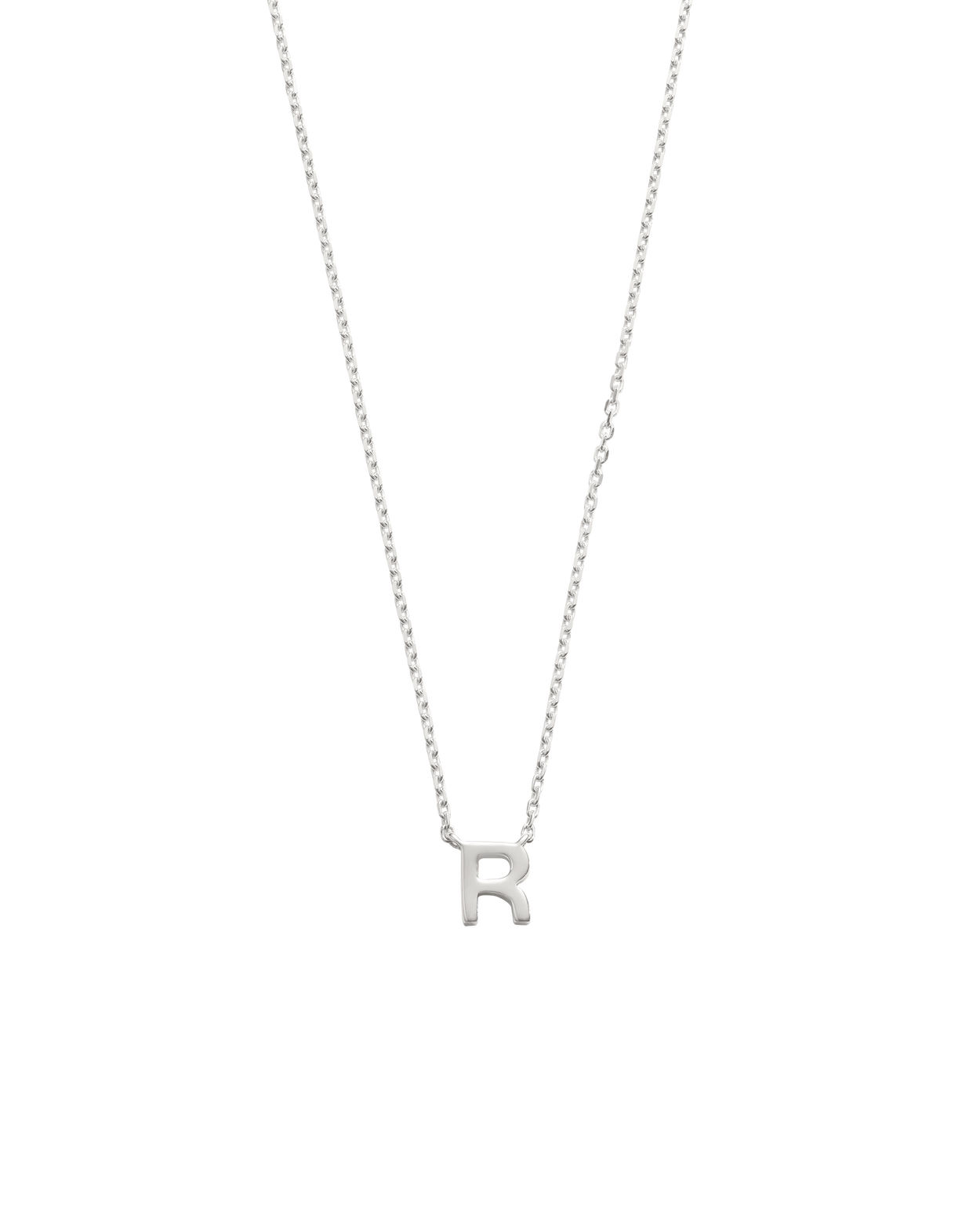 PETITE INITIAL NECKLACE (STERLING SILVER)