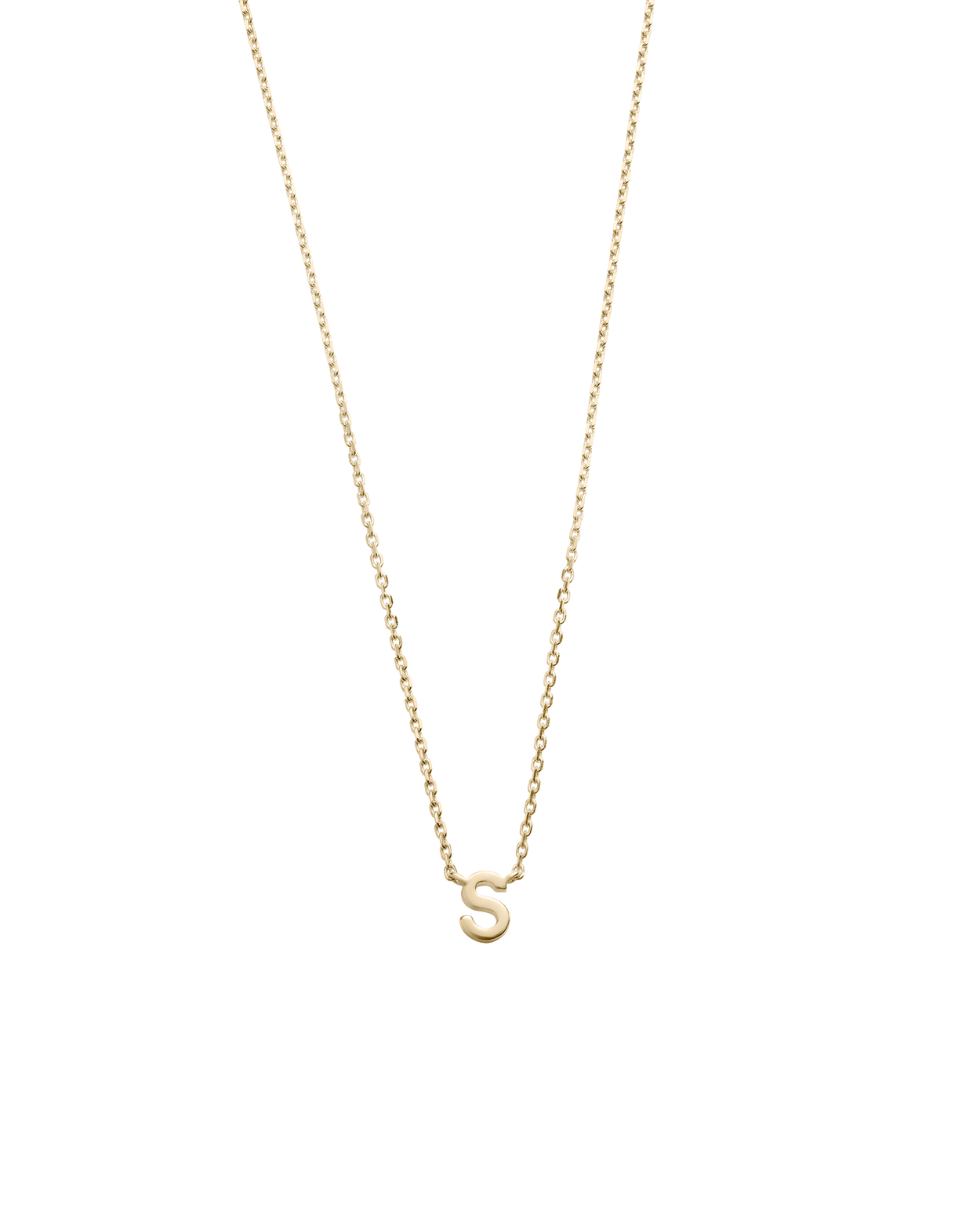 PETITE INITIAL NECKLACE (9K GOLD)