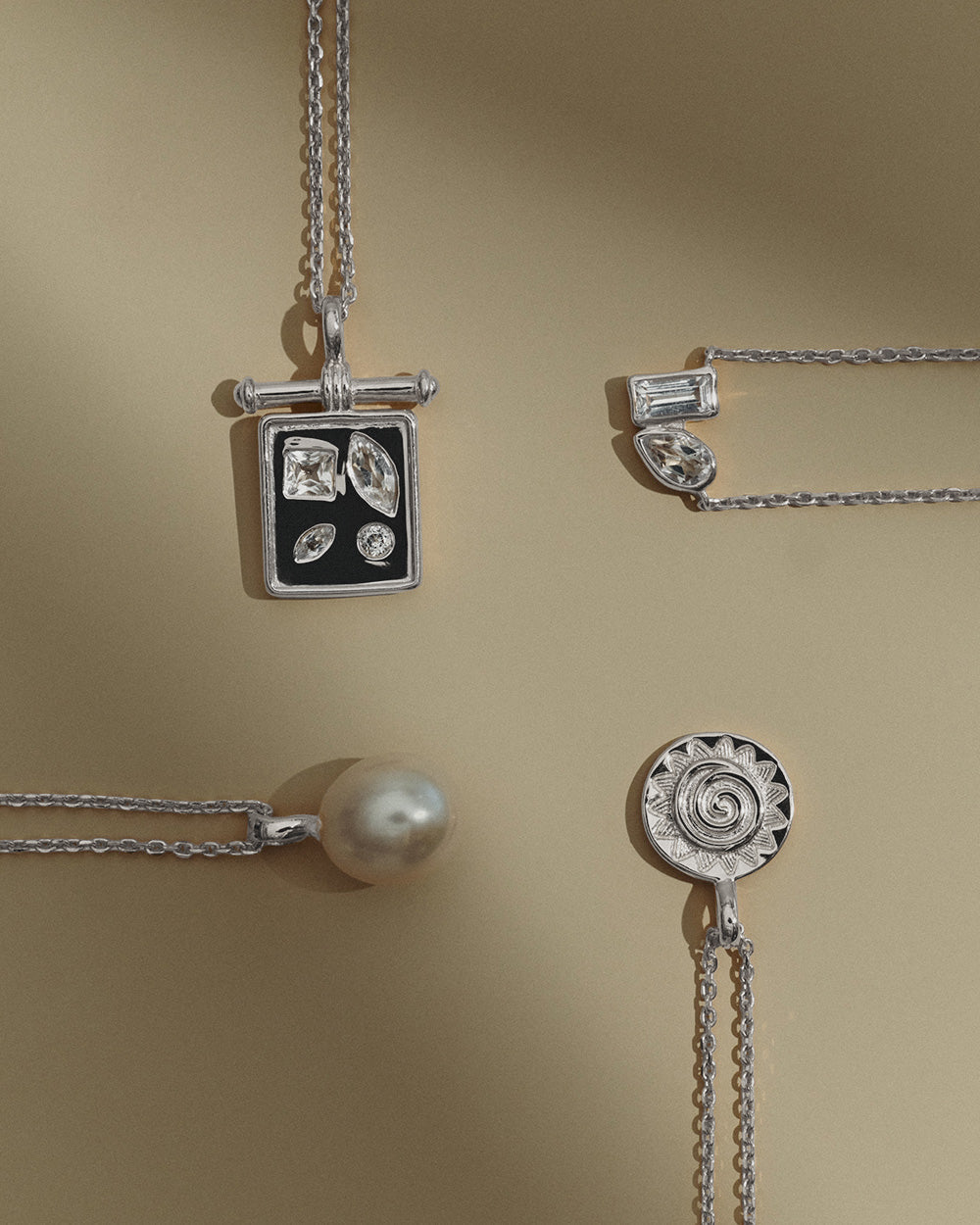 PLACE PENDANT NECKLACE (STERLING SILVER) IMAGE 3