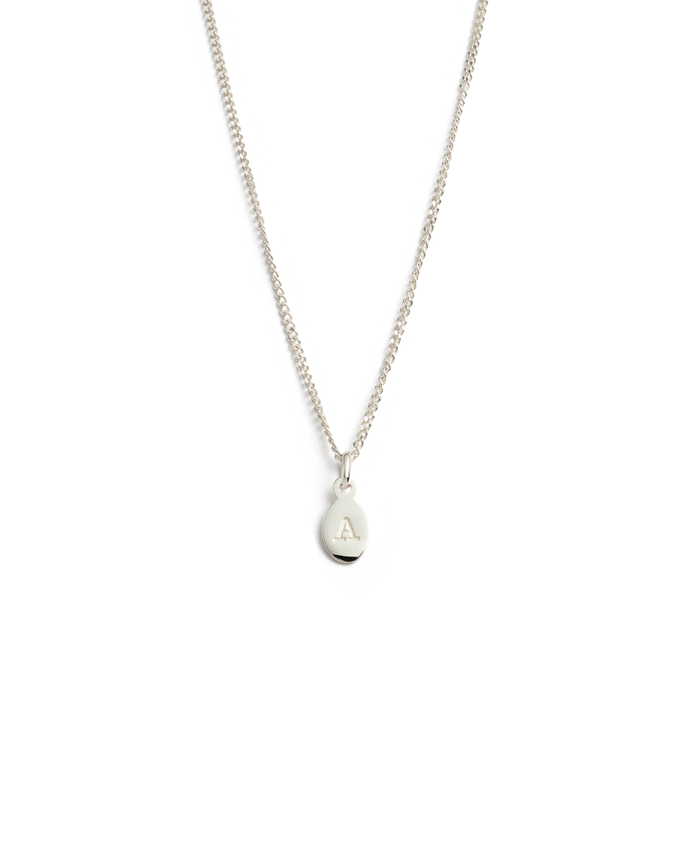 INITIAL NECKLACE A Z STERLING SILVER KIRSTIN ASH New Zealand
