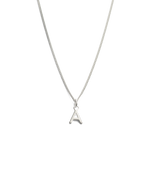 OUTLINE INITIAL NECKLACE A-Z (STERLING SILVER)
