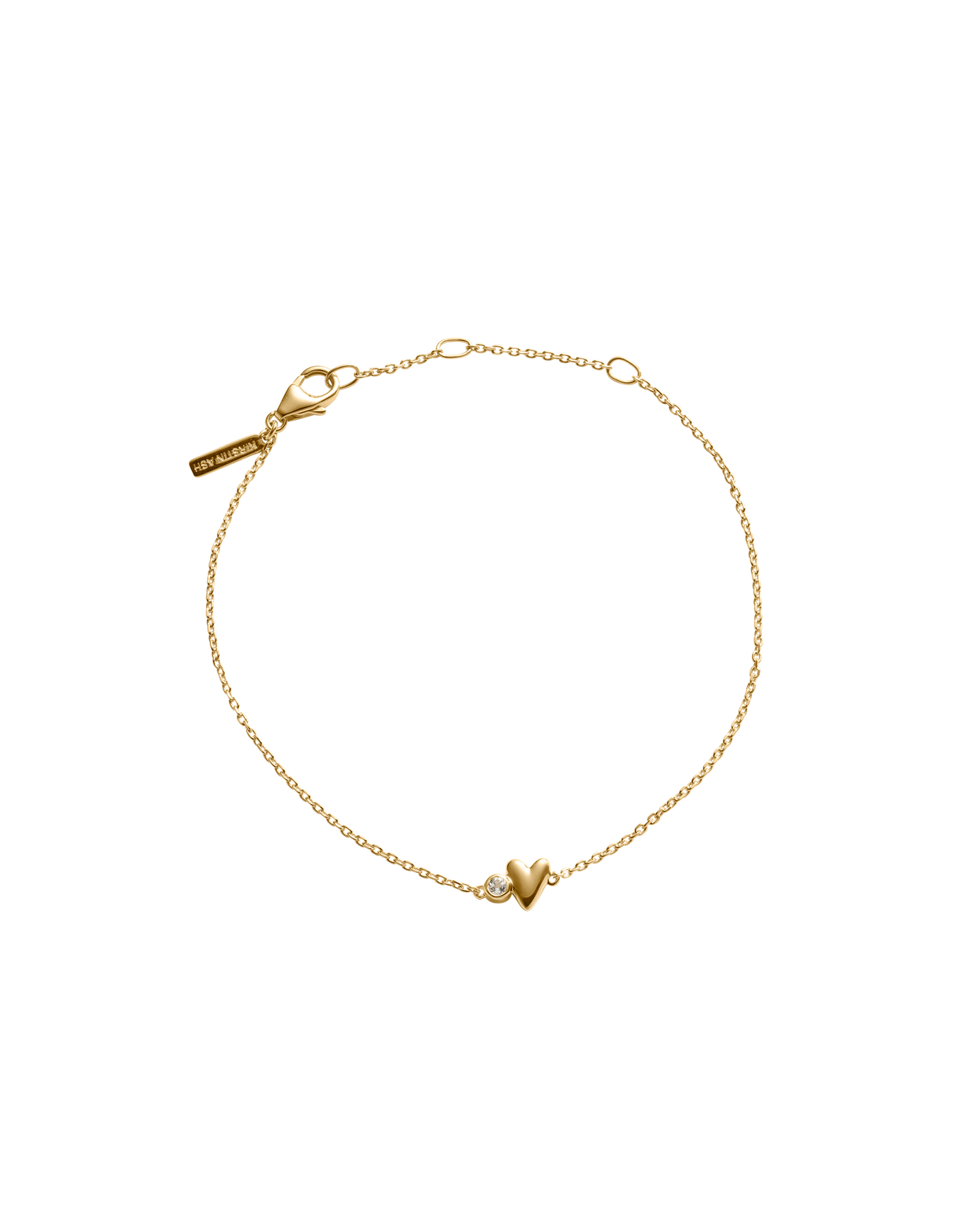 ABODE HEART BRACELET (18K GOLD VERMEIL)
