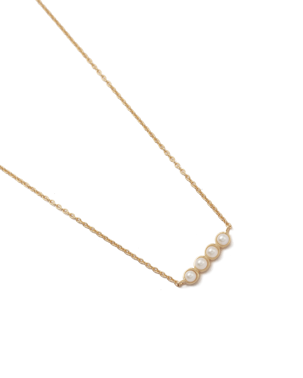 ALCHEMISE PEARL NECKLACE (18K GOLD VERMEIL)