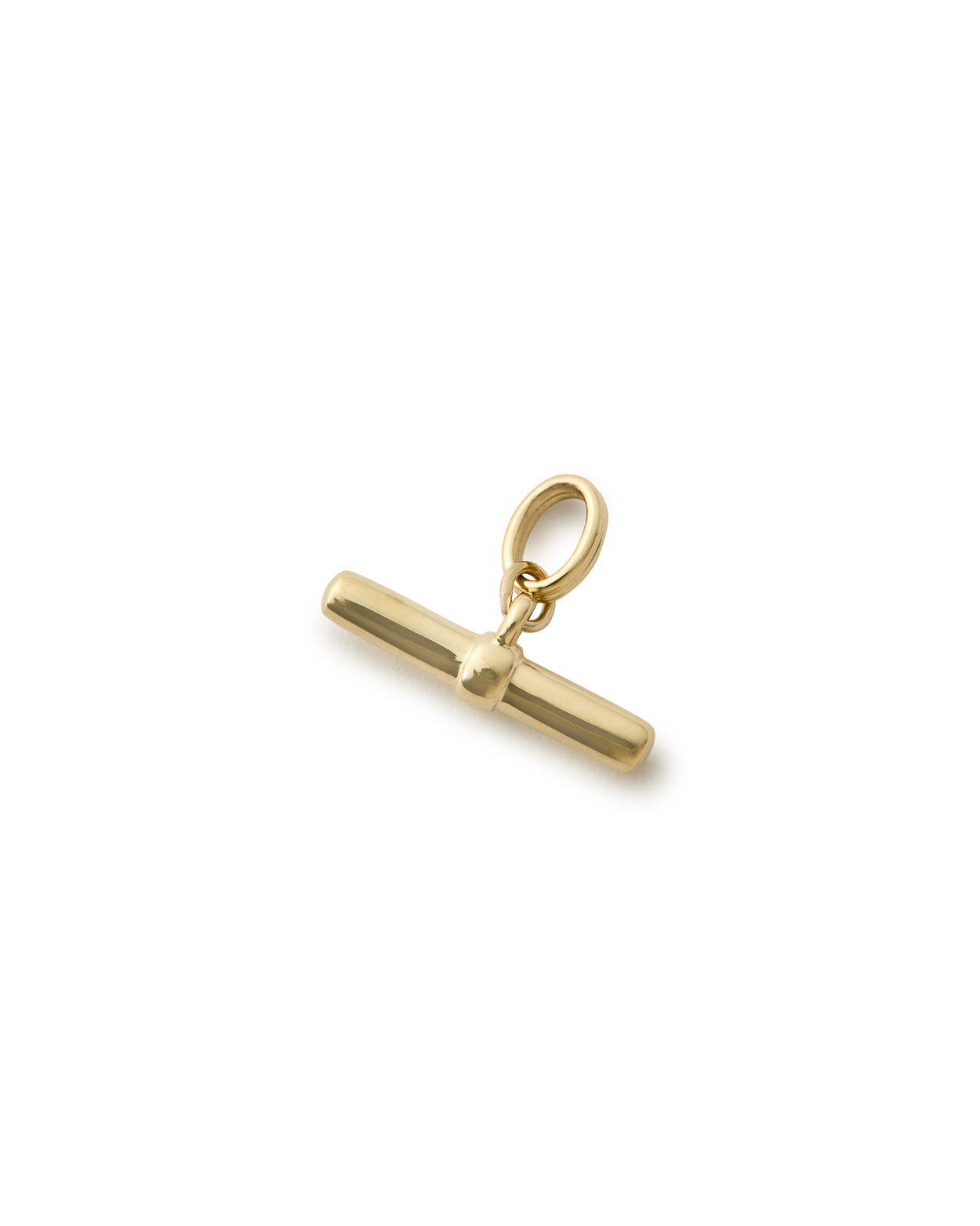 ALIGN T-BAR CHARM (9K GOLD)