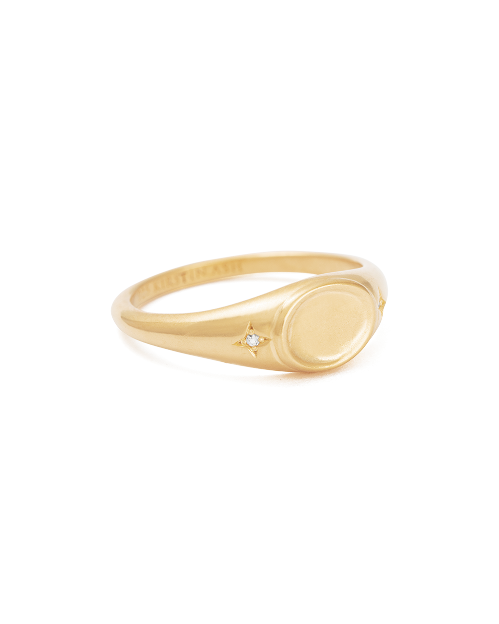 ALIGN SIGNET RING (18K GOLD VERMEIL)