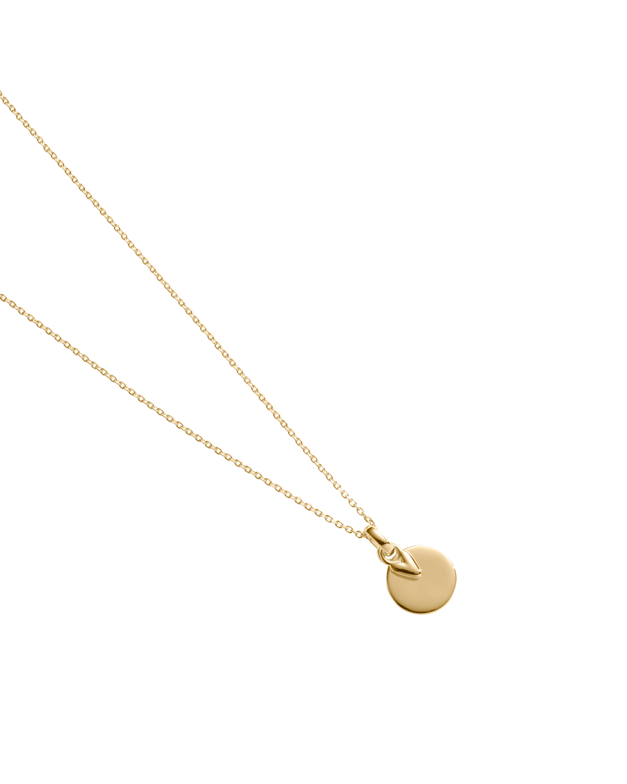 ALIGNMENT ENGRAVABLE NECKLACE (18K GOLD VERMEIL)
