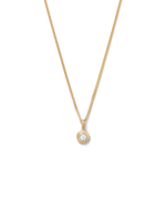 BIRTHSTONE NECKLACE (18K GOLD VERMEIL) IMAGE 9