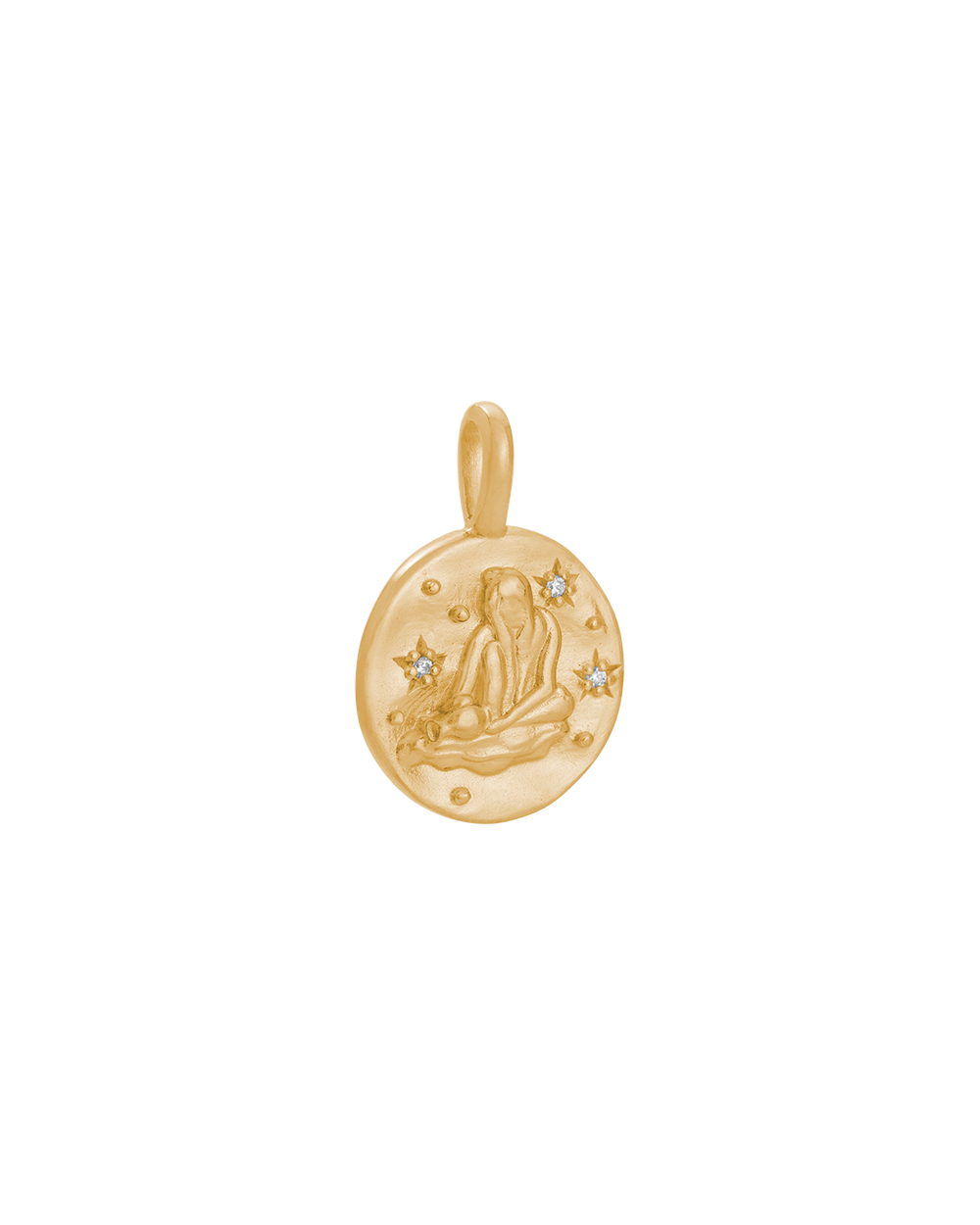 AQUARIUS PETITE ZODIAC (18K GOLD VERMEIL)