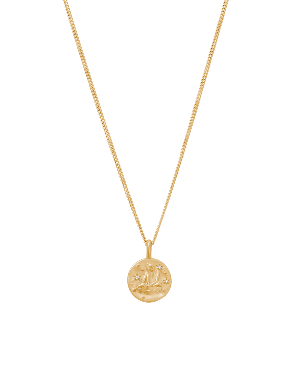 PETITE ZODIAC NECKLACE (18K GOLD VERMEIL)