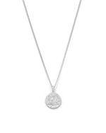 AQUARIUS PETITE ZODIAC NECKLACE (STERLING SILVER)